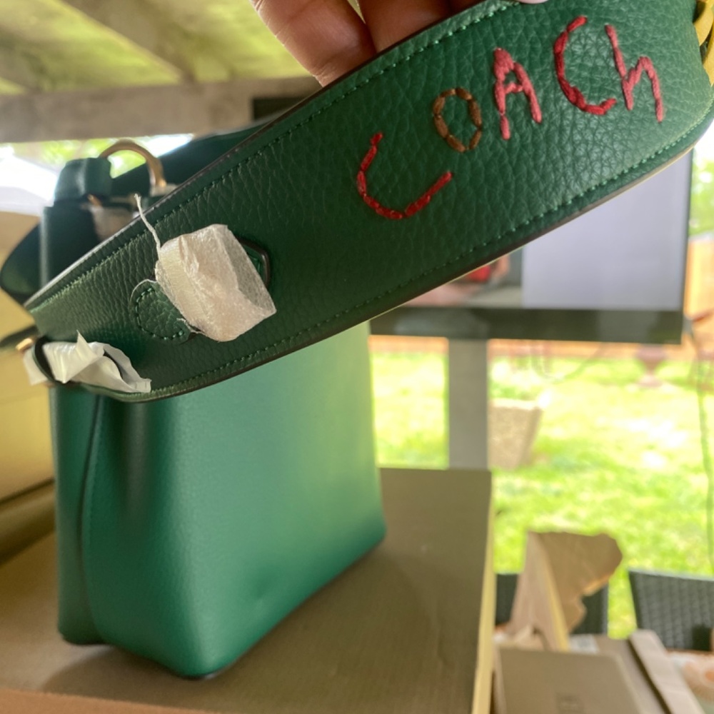 Brand New Coach Bag Beautiful Green - Picture 3 of 5